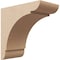 Ekena Millwork 8"W x 16"D x 16"H Classic Olympic Rough Cedar Woodgrain TimberThane Corbel, Primed Tan CORUR08X16X16OLYRCPR - alternate 1